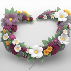 frame of roses on a black background