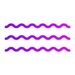 wave gradient icon