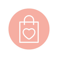 Heart icon. Love symbol