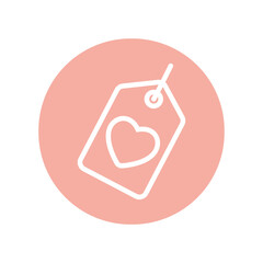 Heart icon. Love symbol