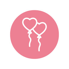 Heart icon. Love symbol