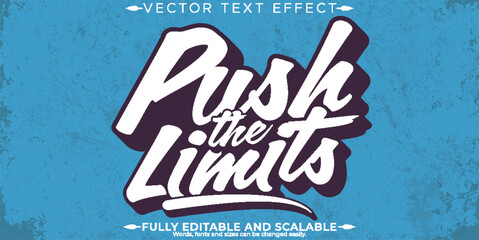 Editable text effect quote, 3d vintage and retro font style © QuillArtistry