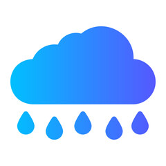 cloud gradient icon