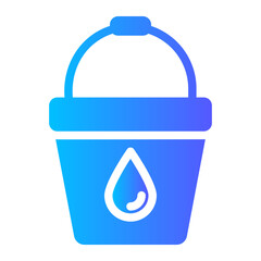 bucket gradient icon