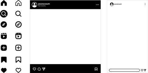 25-7-2023 AD8 Instagram template feed, story and icons