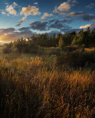 Goldene Stunde bei Sturm