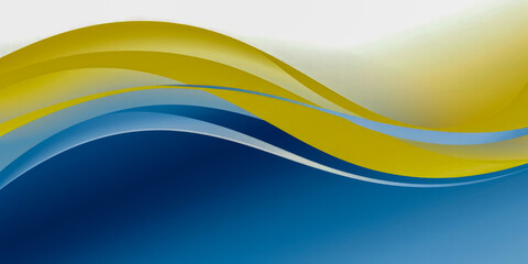 Abstract background with color and shape composition - Generative AI