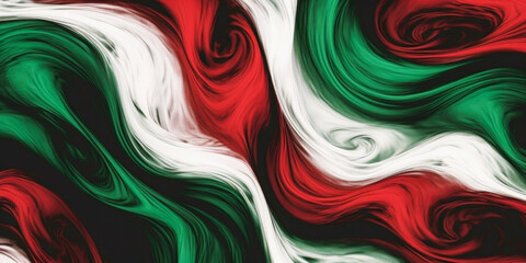 The italian flag - Generative AI