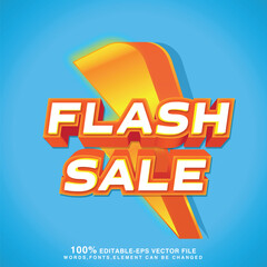 flash sale editable text