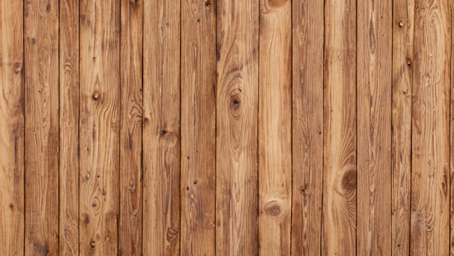 Wooden pattern. Wooden fence close-up. AI generative
