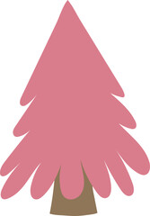 Pink Christmas tree
