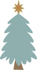 Blue Christmas tree