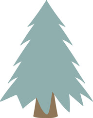 Christmas tree with golden star