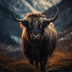 Yak, Wildlife Photography, Generative AI