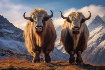 Yak, Wildlife Photography, Generative AI