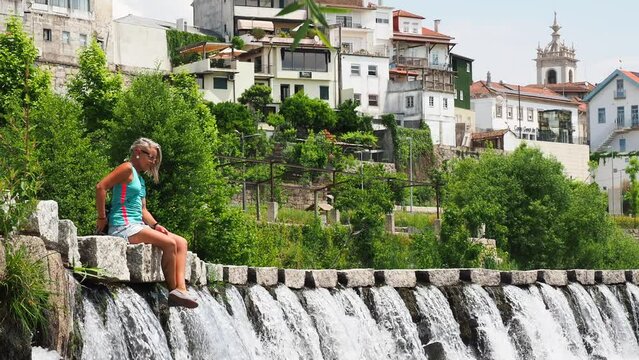 Amarante, Portugal - Summertime in the beautiful Portuguese village of Amarante 