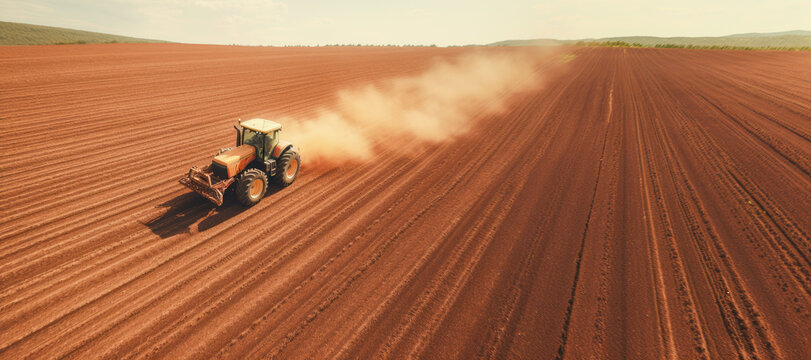 In The Context Of Modern Agriculture, The Tractor, Equipped With Specialized Plowing Attachments And State-of-the-art Monitoring Systems