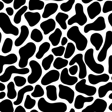 seamless trendy monochrome spot texture. black and whitel stone endless pattern