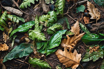 beauty of nature's seasonal splendor with vibrant leaves and foliage adorning the forest. The outdoors beckon with a serene display of trees and plants.
