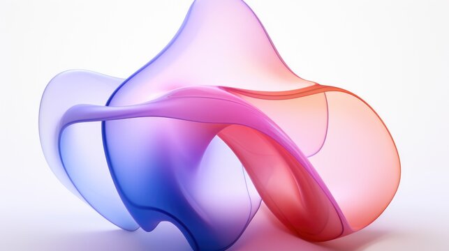 A brightly colored stylized graphics, wavy pattern on white background, digital abstract background image.