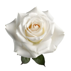 rose flower isolated on white