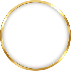 Gold Round Frame