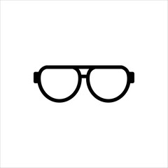 Fototapeta premium Sunglasses icon vector illustration isolated on white background