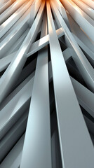 Obraz premium Infuse your designs with refined elegance using this abstract geometric background in graceful gray and silver shades. Ai generated