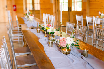 wedding reception table