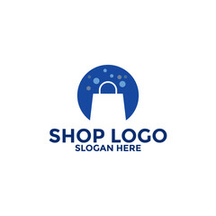 Shop logo,  Shopping logo vector, Good Online Shop logo design template