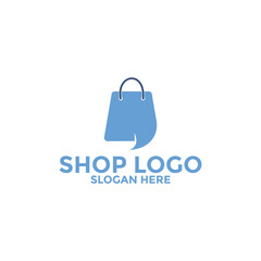 Shop logo,  Shopping logo vector, Good Online Shop logo design template