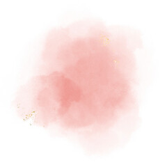 Pastel pink watercolor paint brush stroke background for banner or valentine's day and wedding elements 