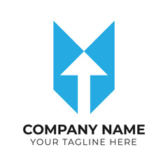 Corporate creative modern abstract minimalist business logo design template