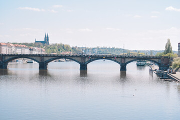 beautiful view of the City Prague 