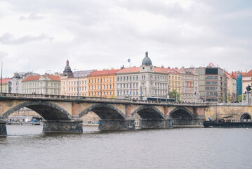 beautiful view of the City Prague 