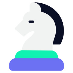 Chess Piece Icon Illustration
