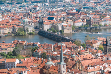 Fototapeta na wymiar beautiful view of the City Prague 