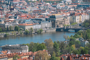 Fototapeta na wymiar beautiful vibeautiful view of the City Prague ew of the City Prague 