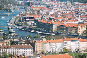 Fototapeta na wymiar beautiful vibeautiful view of the City Prague ew of the City Prague 
