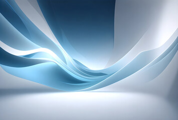 abstract textured intricate 3D wall in light blue and white tone