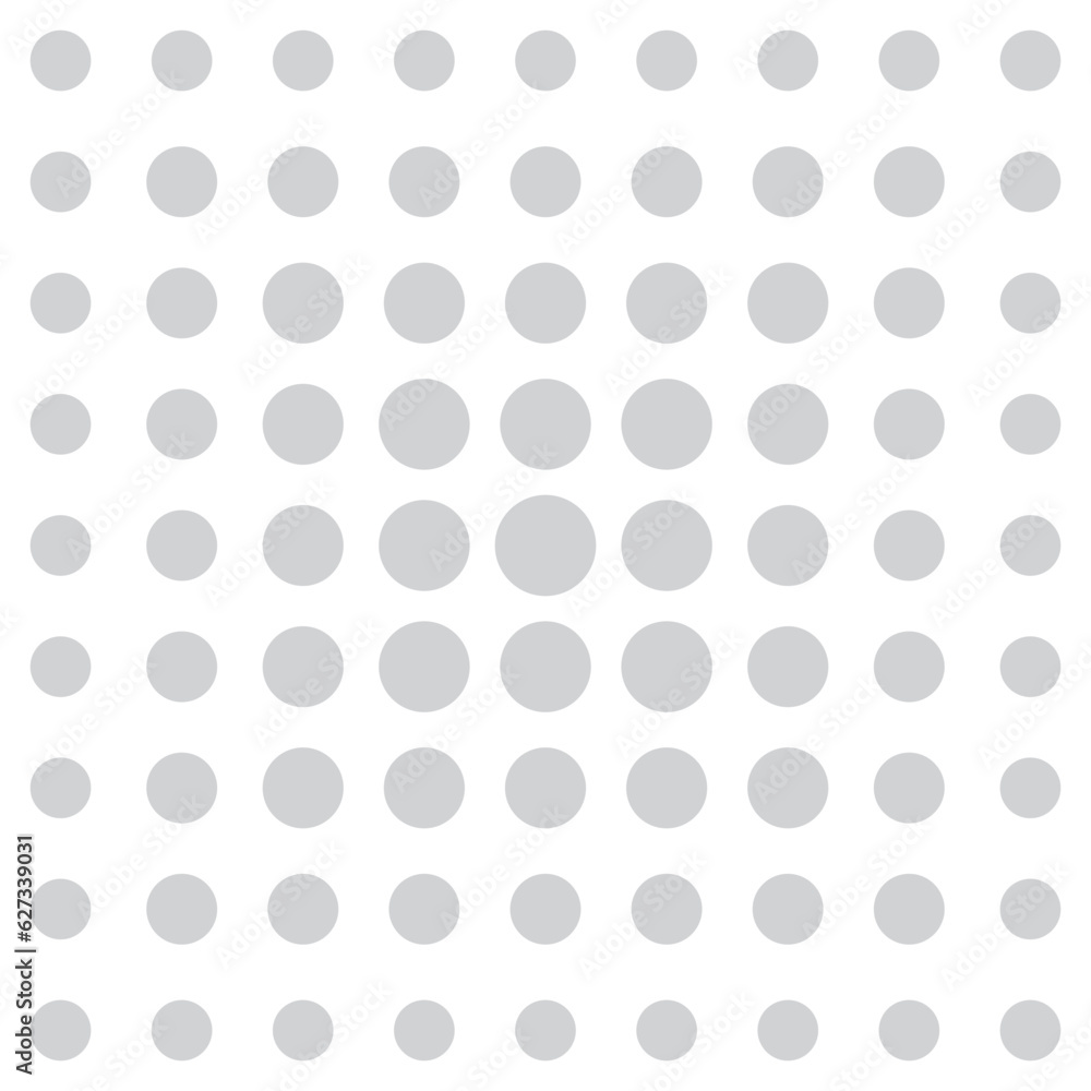 Poster grey dots on white background vector pattern