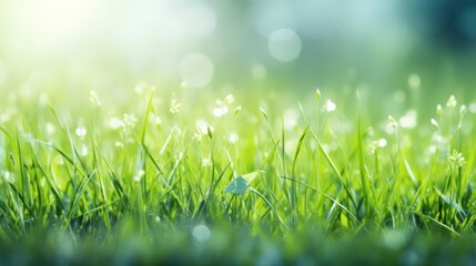 Obraz premium green grass background