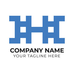 Obraz premium Modern abstract minimalist business logo design template