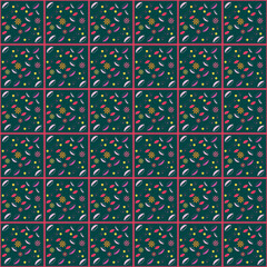 Seamless and  geometric pattern Design with abstract pattern background design template