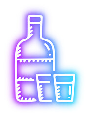 Collection of drink neon