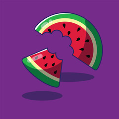 Delicious watermelon cocktail drink refreshing for hot summer weather