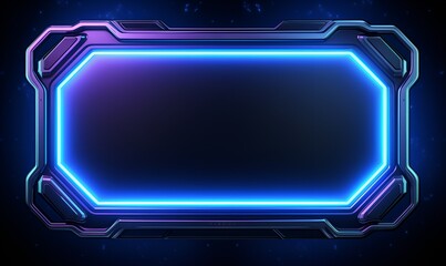 Abstract HUD sci-fi background