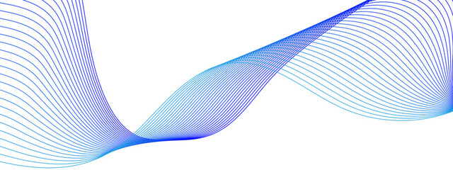 Abstract colorful blue blend wave lines and technology background.  Futuristic technology and sound wave lines background. Abstract wave line for banner, template, wallpaper background.