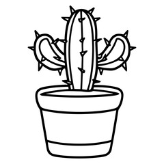 Cacti and succulents, cactus icon