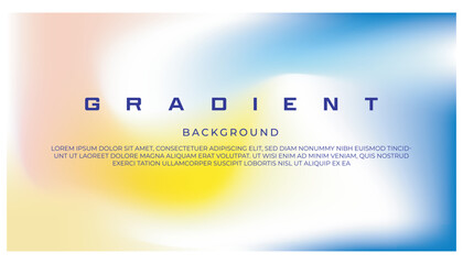 Gradient abstract background design vector 